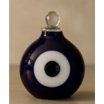  Nazar Boncuğu Tasarım Obje - Mavi Tılsım Dekoratif Duvar Süsü , Masa Üzeri Sıcak Cam Obje