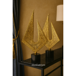 Altın Yelken Dekoratif Obje - Mermer Kaideli