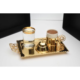 Selçuklu Rumi Kahve Fincanı, 1'li, Altın