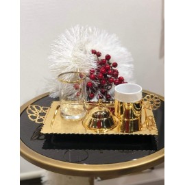 Selçuklu Rumi Kahve Fincanı, 1'li, Altın