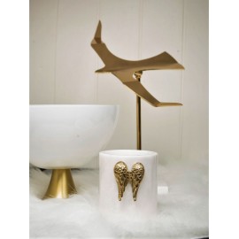 2'li Gold Kuş Obje