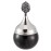 Doğal Taşlı Siyah Top Cam Gümüş Lokumluk ; Dekoratif Kutu; Dekoratif Obje, İkramlık, Lokumluk, Mumluk