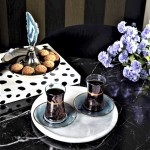 Rumi 2 li Çay Seti -  Altın Dekorlu Geleneksel Çay Bardağı Takımı  , El İmalatı 120 Ml Çay Bardağı